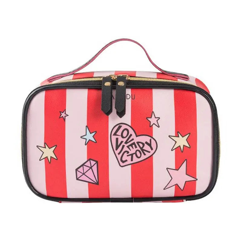 Grande Trousse de Toilette Ado Fille Rouge