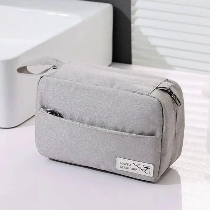 Trousse de Toilette à Suspendre Dépliante Femme Salle de Bain