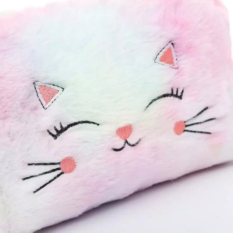 Trousse de Toilette Bébé Chat Blanc Zoom