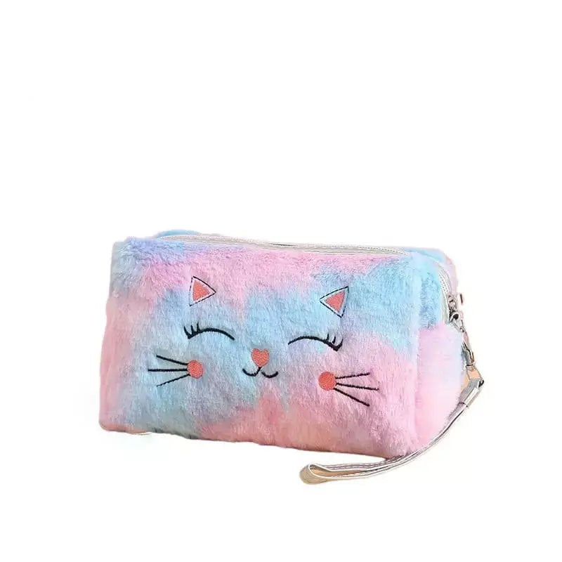Trousse de Toilette Bébé Chat Bleu