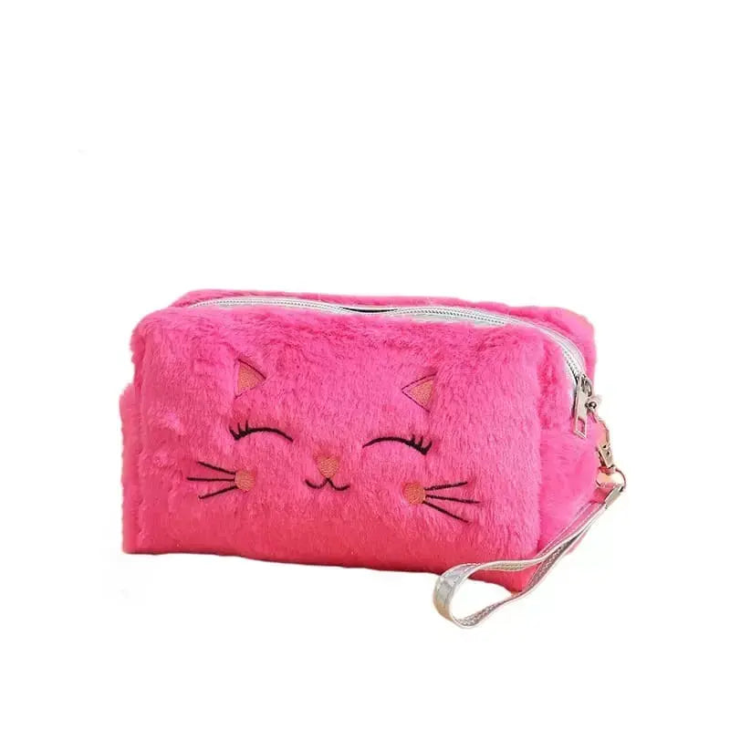 Trousse de Toilette Bébé Chat Rose