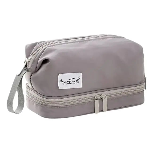 Trousse de Toilette Femme Gris à Anse