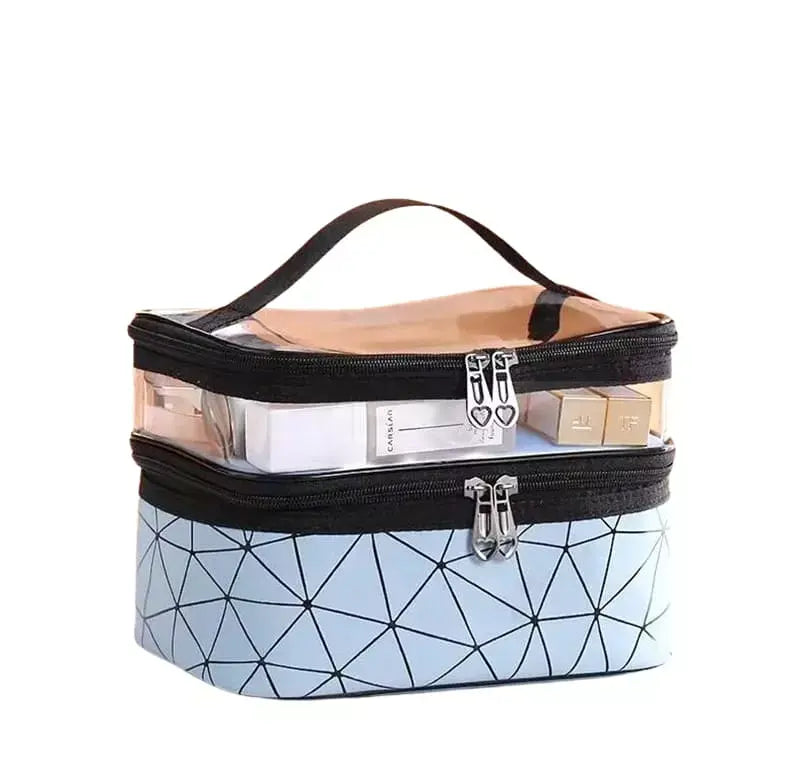 Trousse de Toilette Vanity Femme Bleu