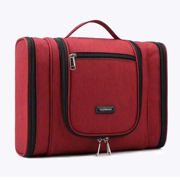 Trousse de Toilette Homme Crochet Rouge