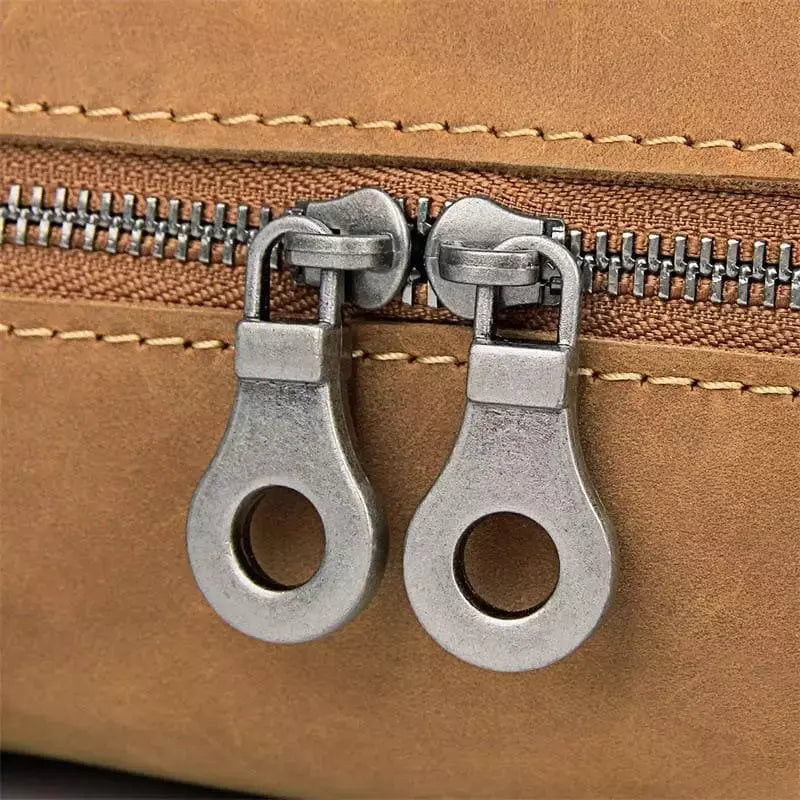 Trousse de Toilette Homme Cuir Marron 3