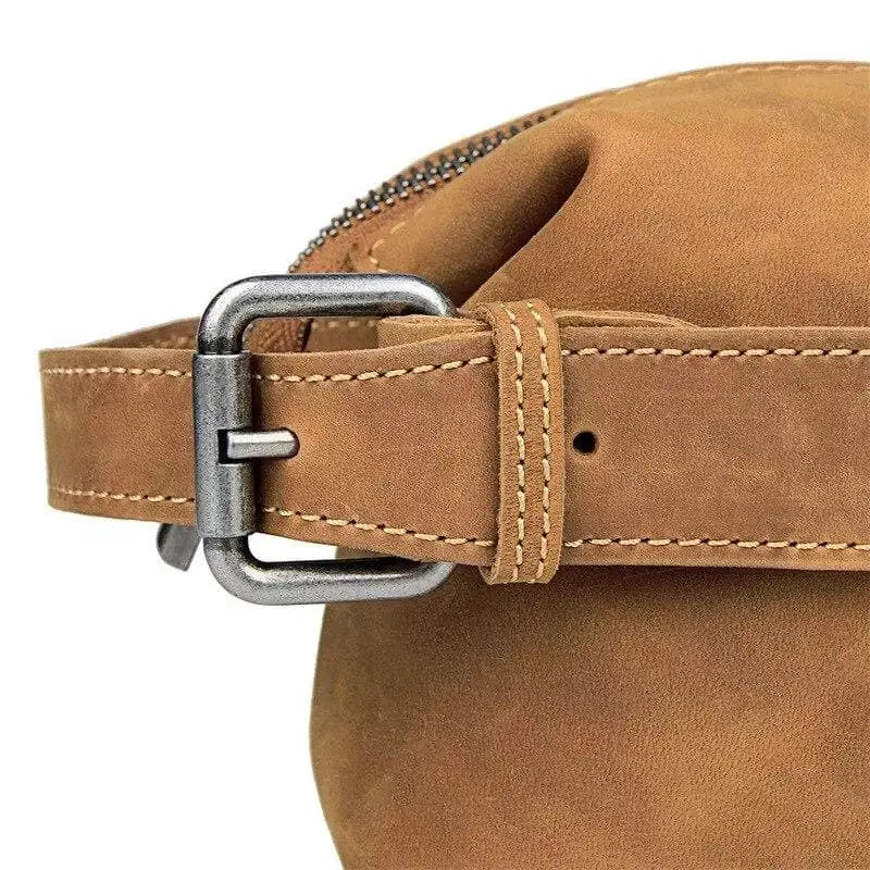 Trousse de Toilette Homme Cuir Marron 4
