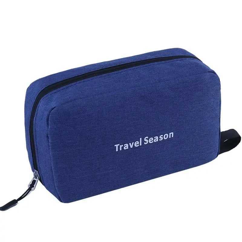 Trousse de Toilette Homme Dépliante Bleu