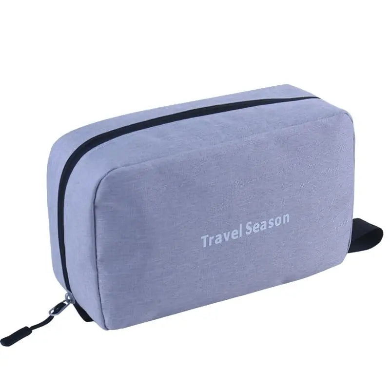 Trousse de Toilette Homme Dépliante Gris