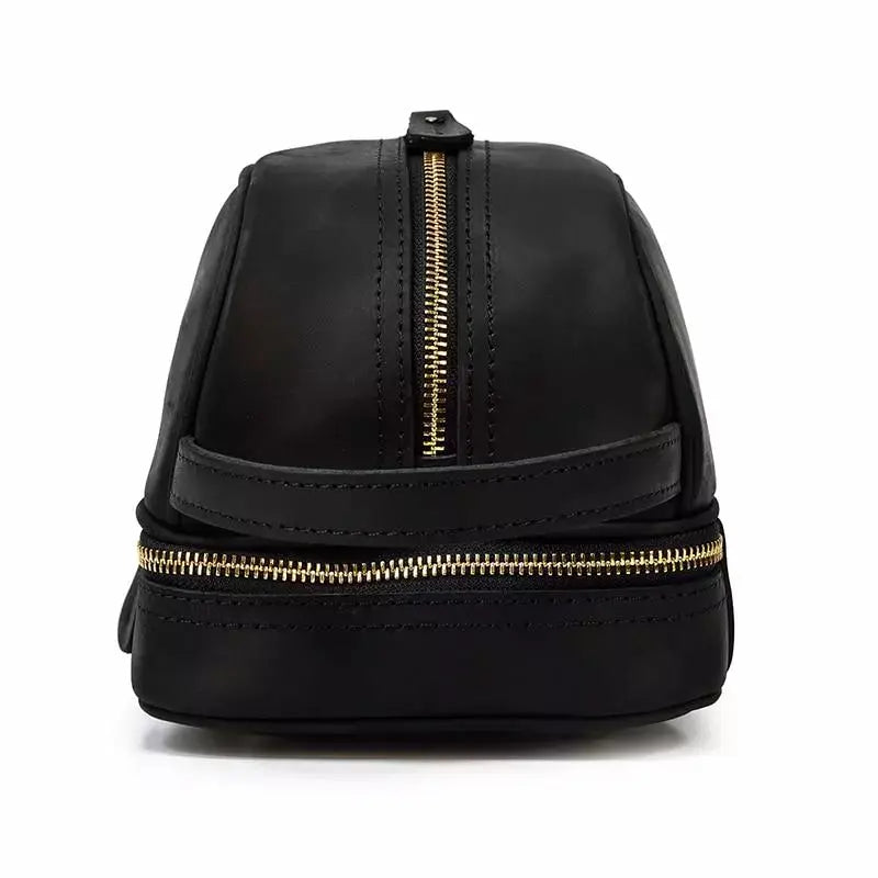 Trousse de Toilette Homme Luxe Noir Profil