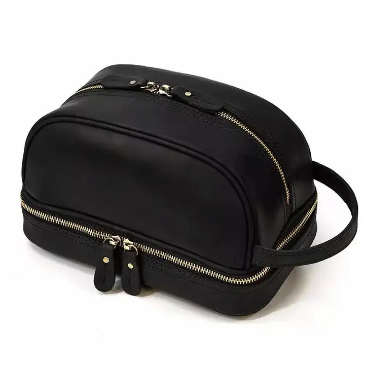Trousse de Toilette Homme Luxe Noir