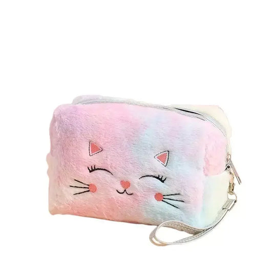 Trousse de Toilette Bébé Chat Blanc