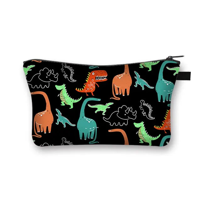 Trousse de Toilette Dinosaure Noir