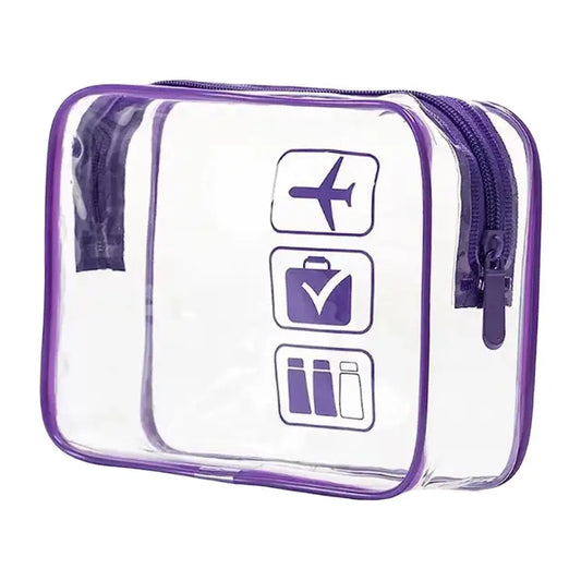 Trousse de Toilette Femme Transparente Violet