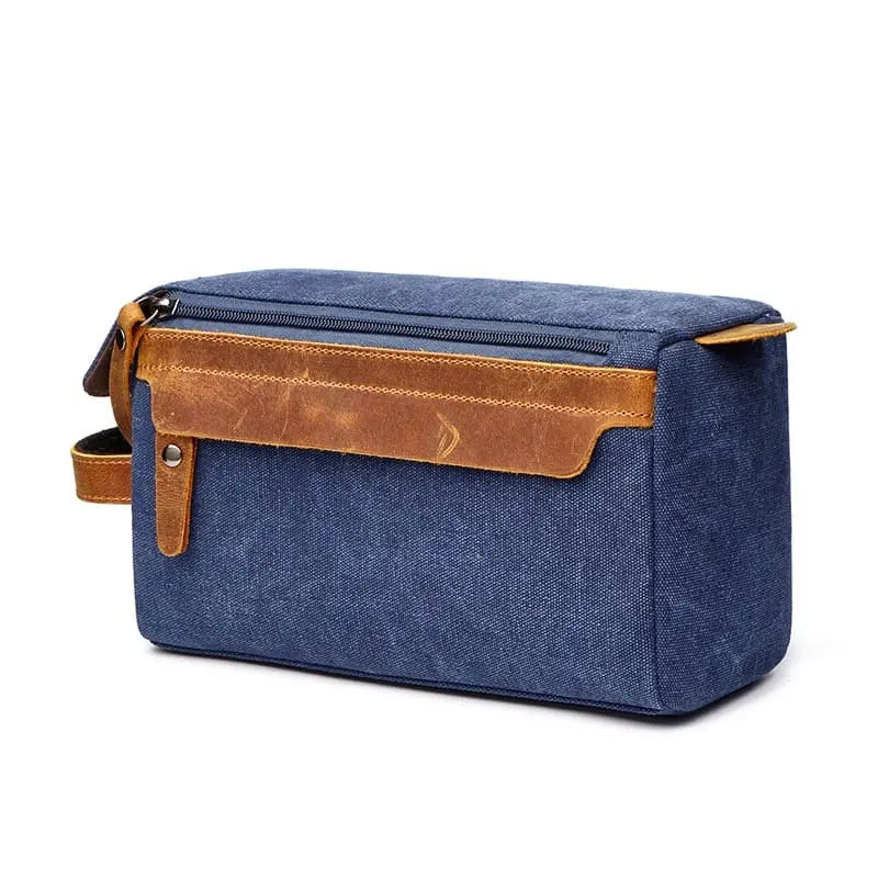 Trousse de Toilette Homme Tendance Bleu