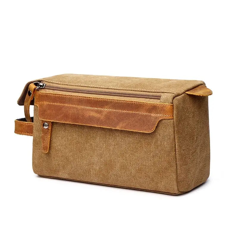 Trousse de Toilette Homme Tendance Marron