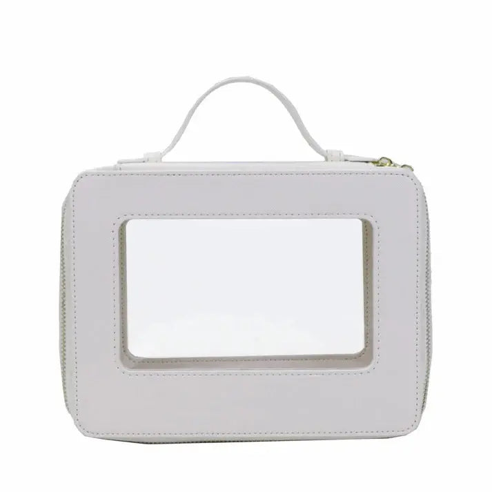 Trousse de toilette Transparente Avion Blanc